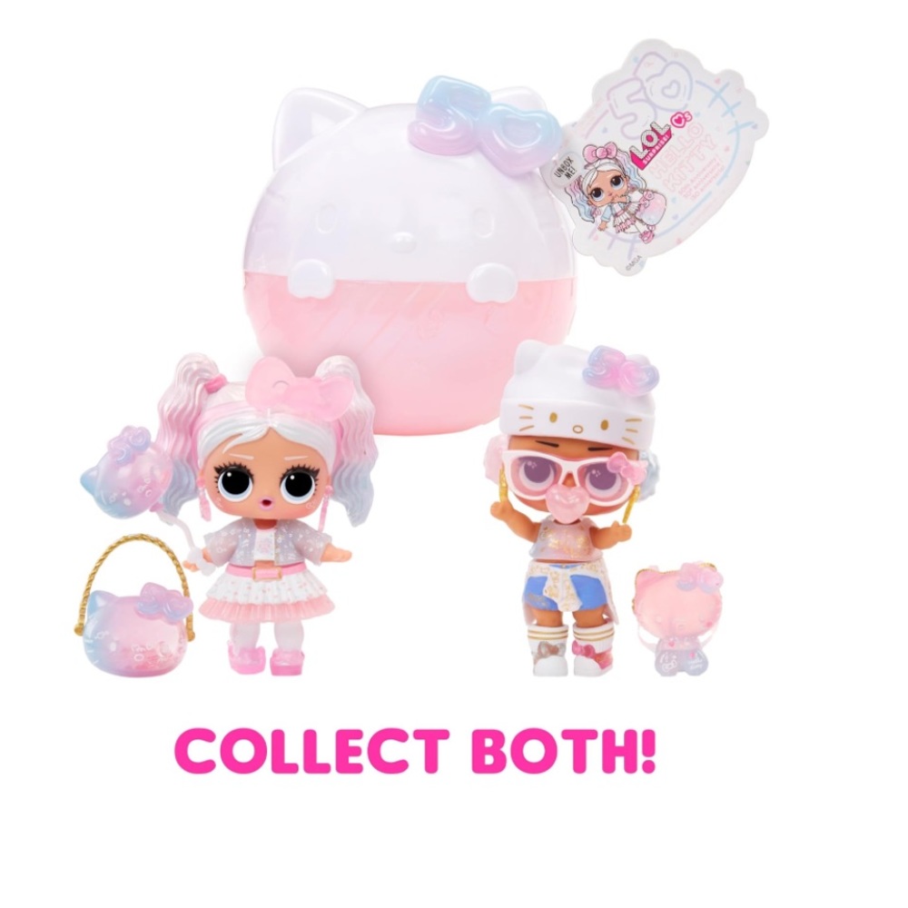 🎀🌟 LOL Surprise X Hello Kitty - Set of 2 - Limited Edition - 50th Anniversary